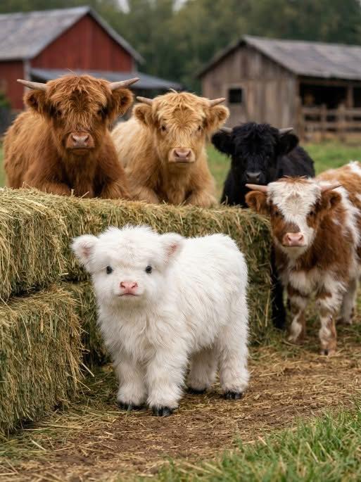 Climate-controlled livestock transport for miniature Highland cows